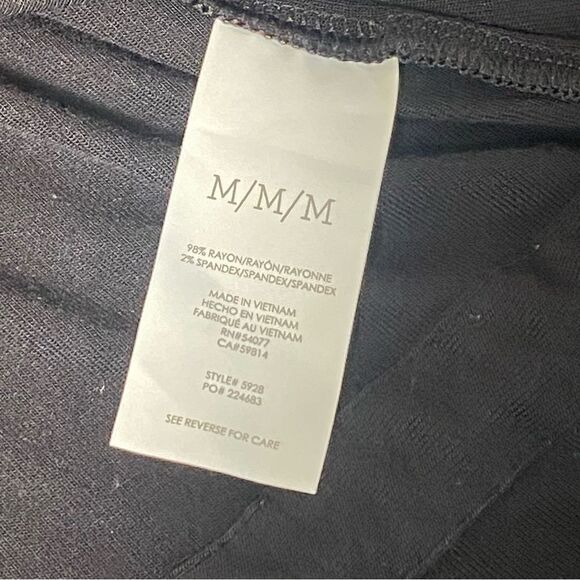 CAbi ATC Formal Tee Drawstring Bottom In Black Women's Size Medium - Picture 6 of 13